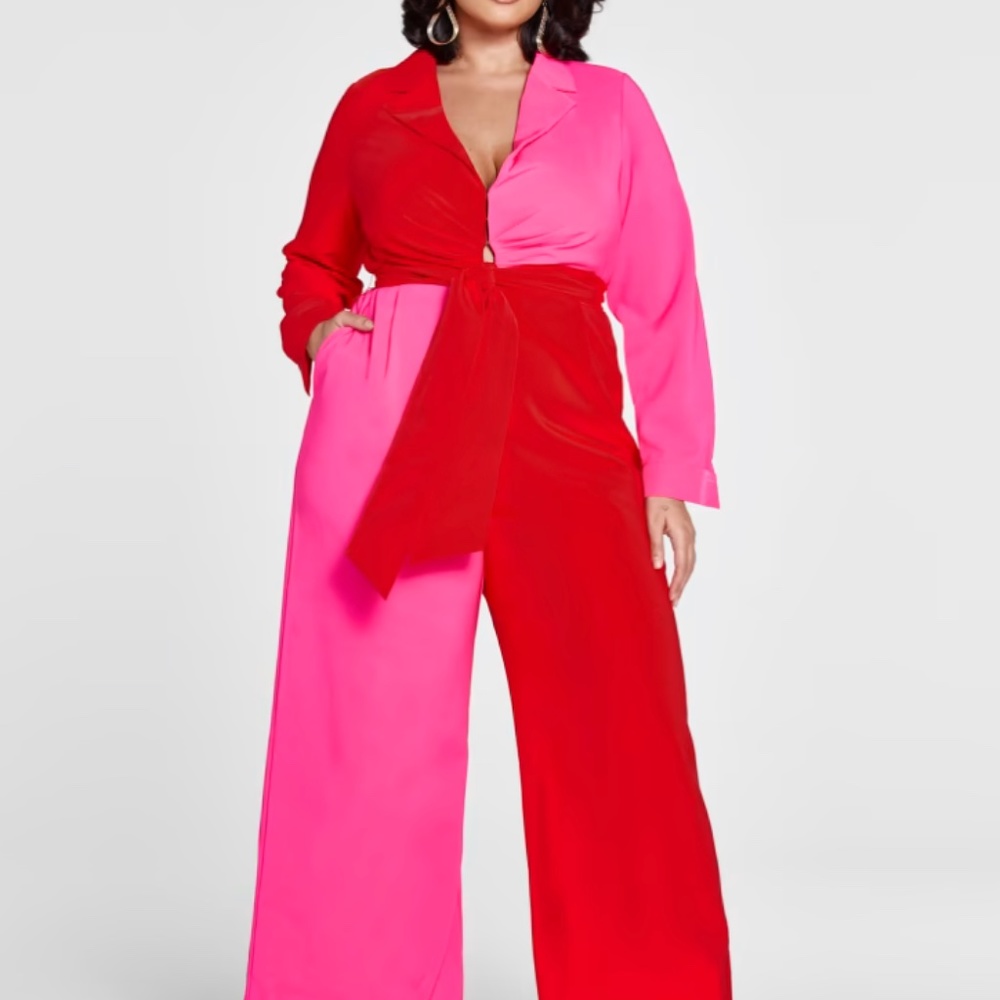 Fashion to Figure by Patrick Starrr Jumpsuit. 2 toned and size 2
